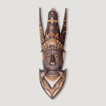 Dřevěná dekorace africký šaman - Hugo