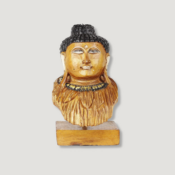 Dřevěná Dekorace Buddha