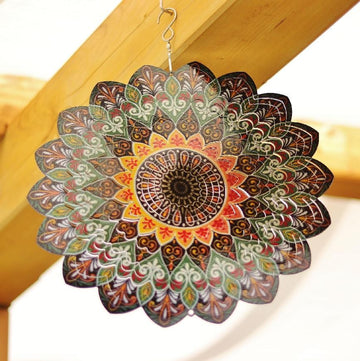 3D Harmonizační Spinner - Mandala Hnědá