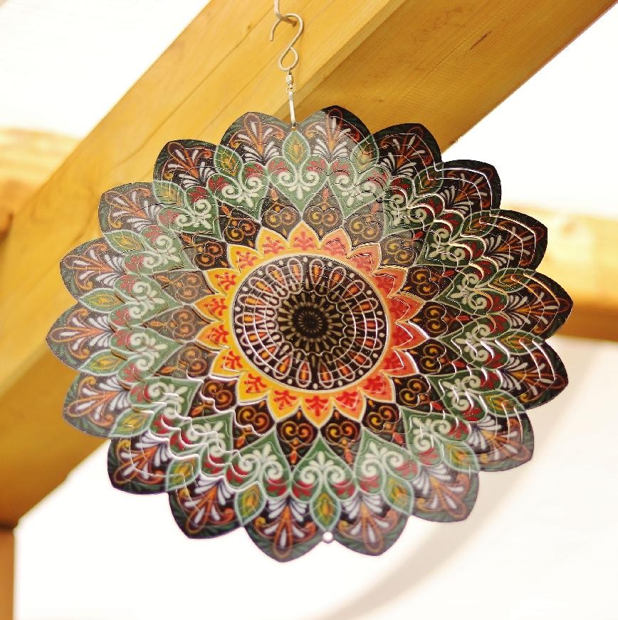 3D Harmonizační Spinner - Mandala Hnědá