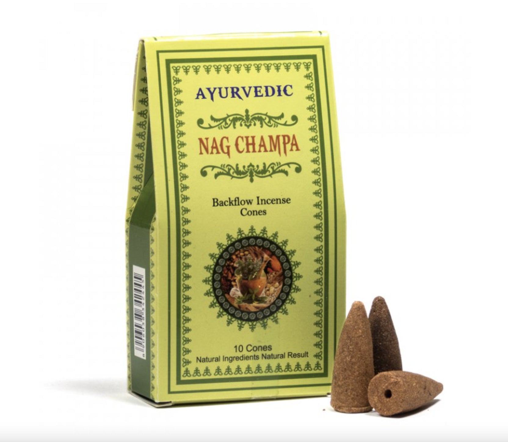 Vonné kužele Ayurvedic “Tekoucí Dým“ - Nag Champa 30 g.