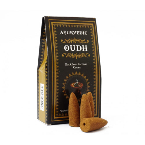 Vonné kužele Ayurvedic “Tekoucí Dým“ - Oudh 30 g.