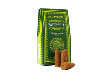 Vonné kužele Ayurvedic “Tekoucí Dým“ - Patchouli 30 g.